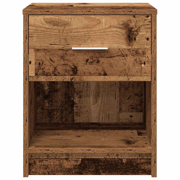 Noptiere 2 buc. cu sertar, lemn vechi, 40x34x50 cm - WALTI WALTI