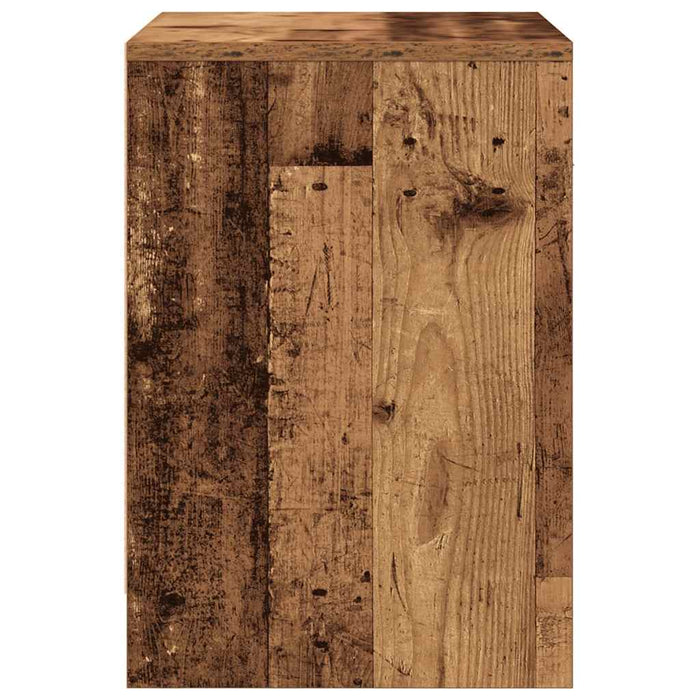 Noptiere 2 buc. cu sertar, lemn vechi, 40x34x50 cm - WALTI WALTI