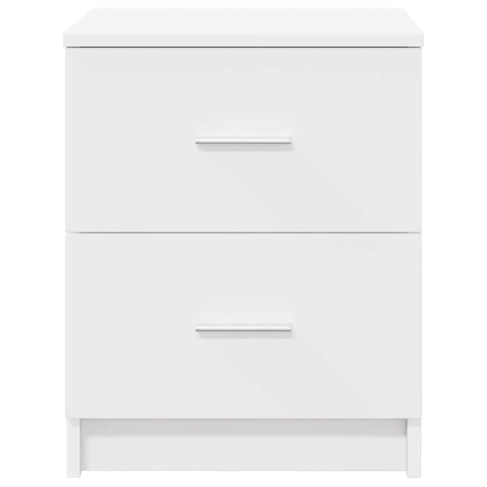 Noptiere 2 buc. cu 2 sertare, alb, 40x36x50 cm - WALTI WALTI