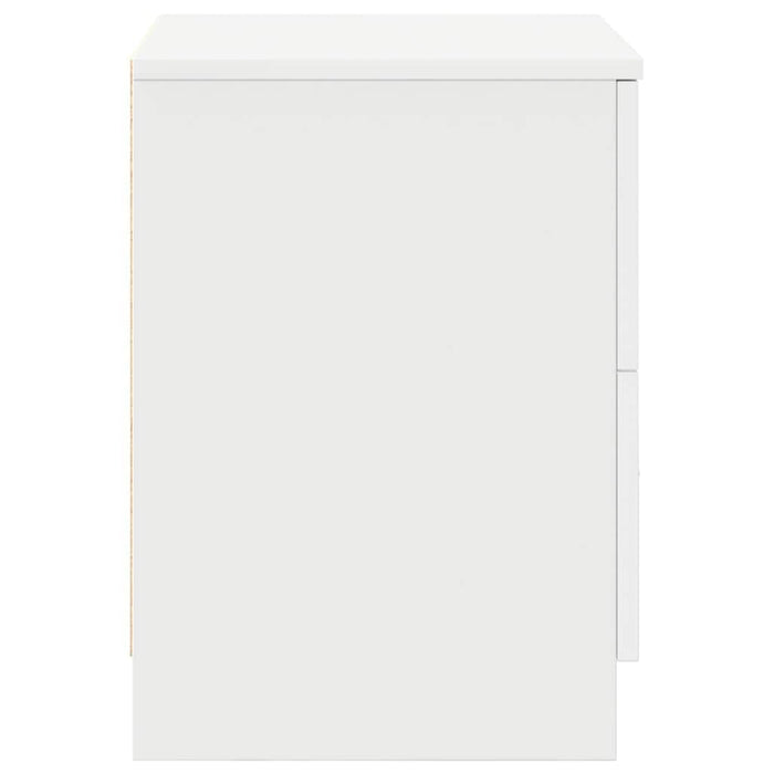 Noptiere 2 buc. cu 2 sertare, alb, 40x36x50 cm - WALTI WALTI