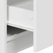 Noptiere 2 buc. cu 2 sertare, alb, 40x36x50 cm - WALTI WALTI