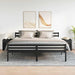 Noptiere 2 buc cu 2 sertare, negru, 40x36x50 cm - WALTI WALTI