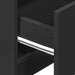Noptiere 2 buc cu 2 sertare, negru, 40x36x50 cm - WALTI WALTI