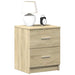 Noptiere 2 buc. cu 2 sertare, stejar Sonoma, 40x36x50 cm - WALTI WALTI