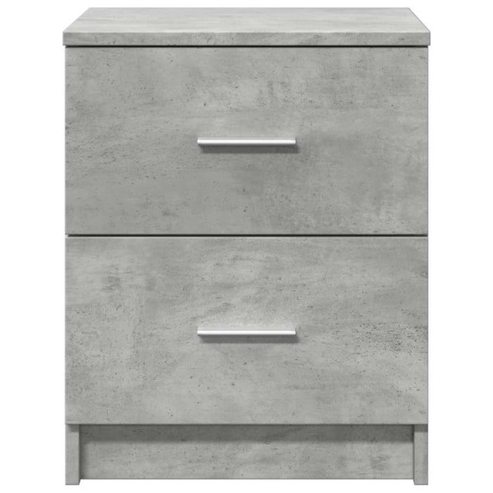 Noptieră cu 2 sertare, gri beton, 40x36x50 cm - WALTI WALTI