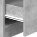 Noptiere 2 buc. cu 2 sertare, gri beton, 40x36x50 cm - WALTI WALTI