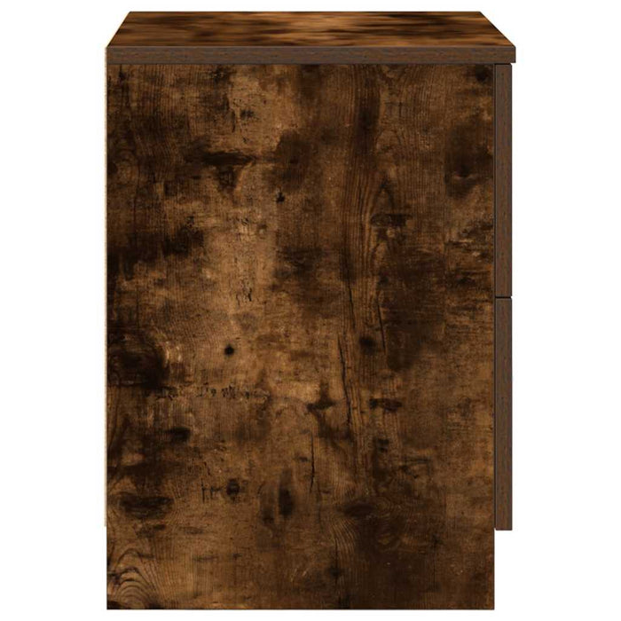 Noptiere 2 buc. cu 2 sertare, stejar afumat, 40x36x50 cm - WALTI WALTI