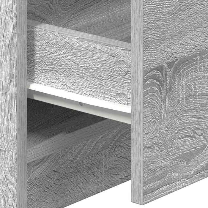 Noptiere 2 buc. cu 2 sertare gri Sonoma 40x36x50 cm - WALTI WALTI