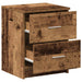 Noptiere 2 buc. cu 2 sertare, lemn vechi, 40x36x50 cm - WALTI WALTI