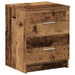 Noptiere 2 buc. cu 2 sertare, lemn vechi, 40x36x50 cm - WALTI WALTI