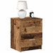 Noptiere 2 buc. cu 2 sertare, lemn vechi, 40x36x50 cm - WALTI WALTI