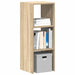 Bibliotecă stivuabilă Stejar Sonoma 30x30x80 cm Lemn prelucrat - WALTI WALTI