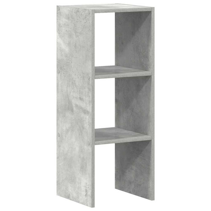 Bibliotecă stivuabilă Gri Beton 30x30x80 cm Lemn prelucrat WALTI