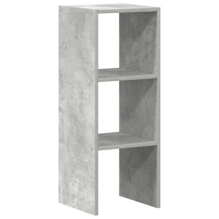 Bibliotecă stivuabilă Gri Beton 30x30x80 cm Lemn prelucrat WALTI