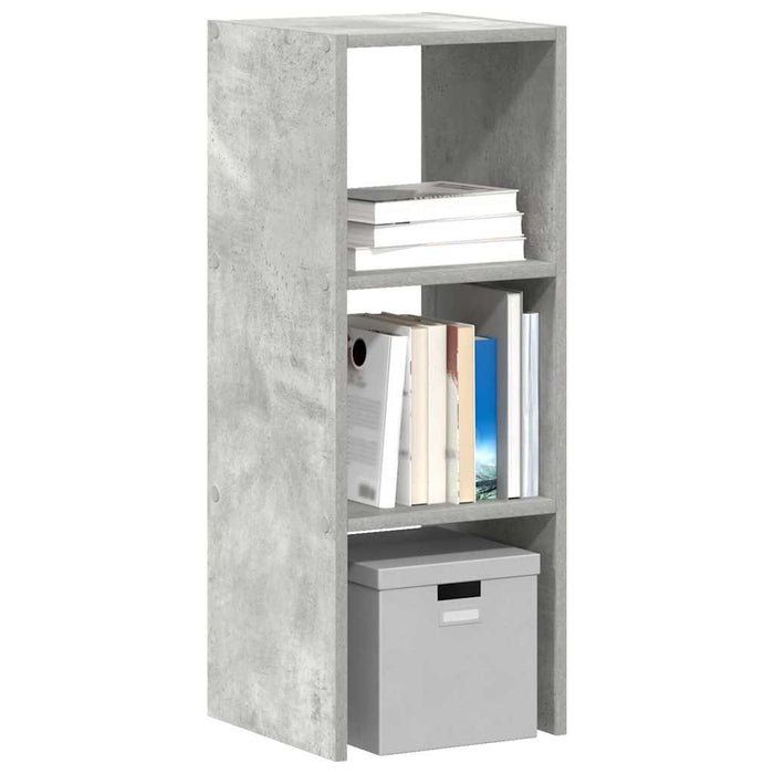 Bibliotecă stivuabilă Gri Beton 30x30x80 cm Lemn prelucrat WALTI