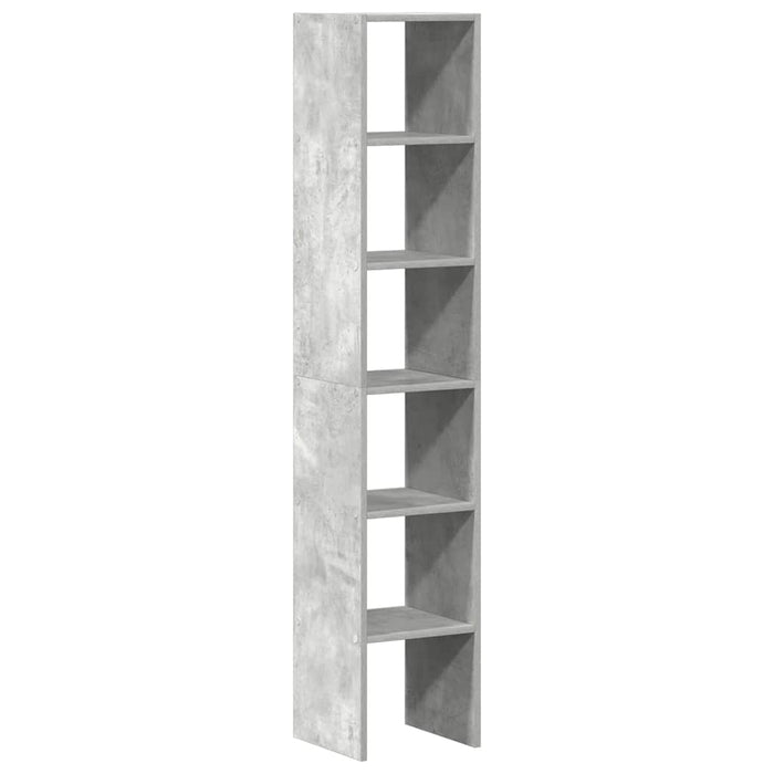 Biblioteci 2 buc. stivuibile Gri Beton Lemn prelucrat - WALTI WALTI