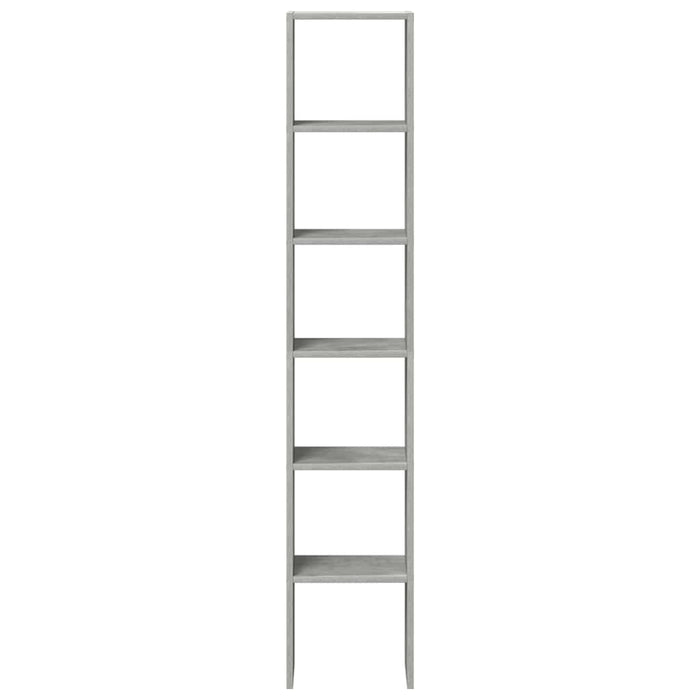 Biblioteci 2 buc. stivuibile Gri Beton Lemn prelucrat - WALTI WALTI