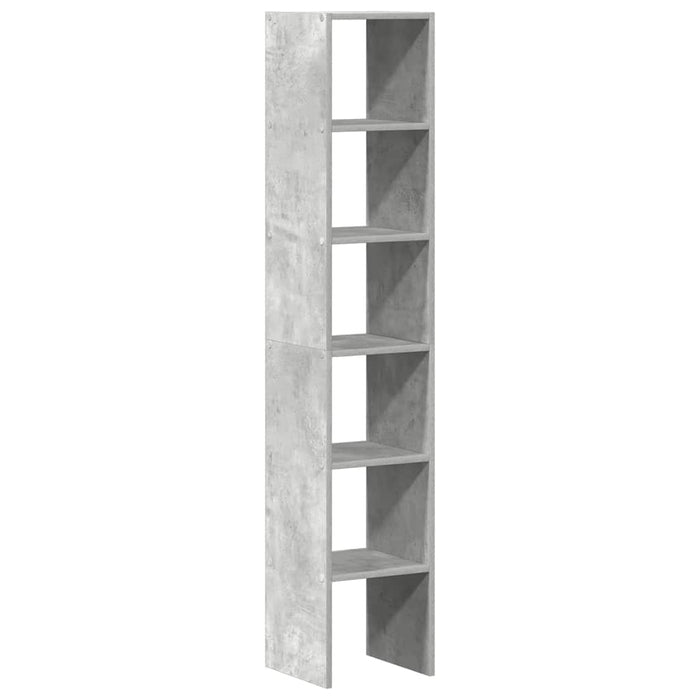 Biblioteci 2 buc. stivuibile Gri Beton Lemn prelucrat - WALTI WALTI