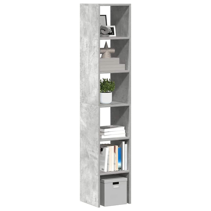 Biblioteci 2 buc. stivuibile Gri Beton Lemn prelucrat - WALTI WALTI