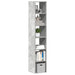 Biblioteci 2 buc. stivuibile Gri Beton Lemn prelucrat - WALTI WALTI