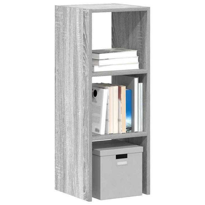 Bibliotecă stivuabilă Gri sonoma 30x30x80 cm Lemn prelucrat WALTI