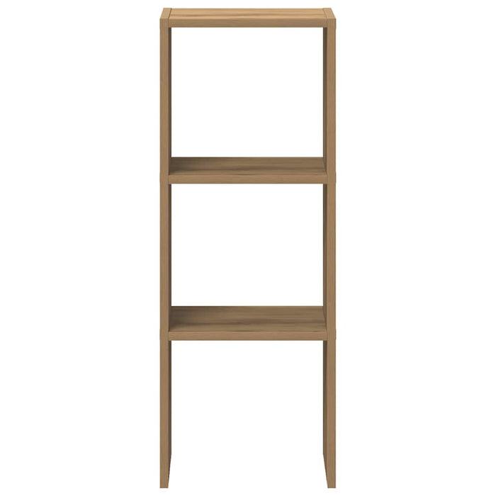 Bibliotecă Stejar Artizanal stivuibil 30x30x80cm Lemn prelucrat - WALTI WALTI