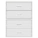 Dulapuri cu 2 sertare 2 buc Alb 60x31x40 cm Lemn prelucrat - WALTI WALTI