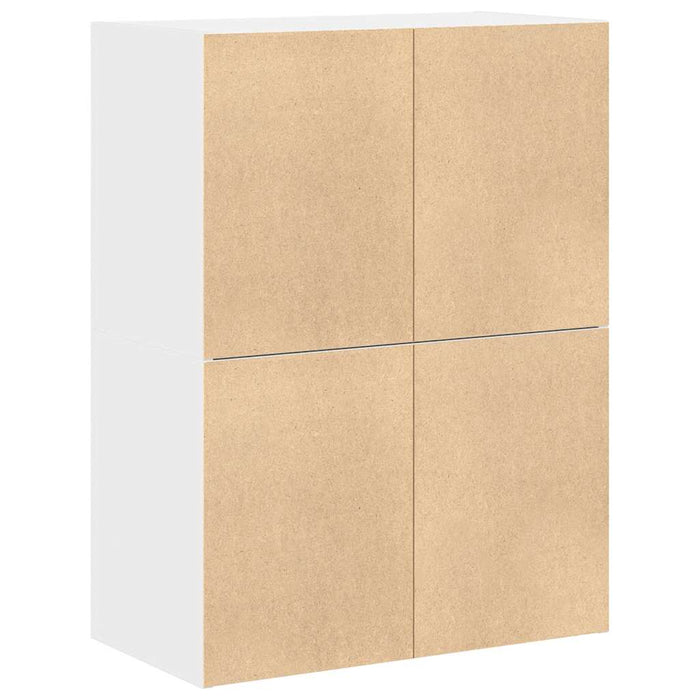 Dulapuri cu 2 sertare 2 buc Alb 60x31x40 cm Lemn prelucrat - WALTI WALTI