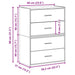 Dulapuri cu 2 sertare 2 buc Alb 60x31x40 cm Lemn prelucrat - WALTI WALTI
