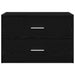 Dulap cu 2 sertare stejar negru 60x31x40 cm lemn prelucrat - WALTI WALTI