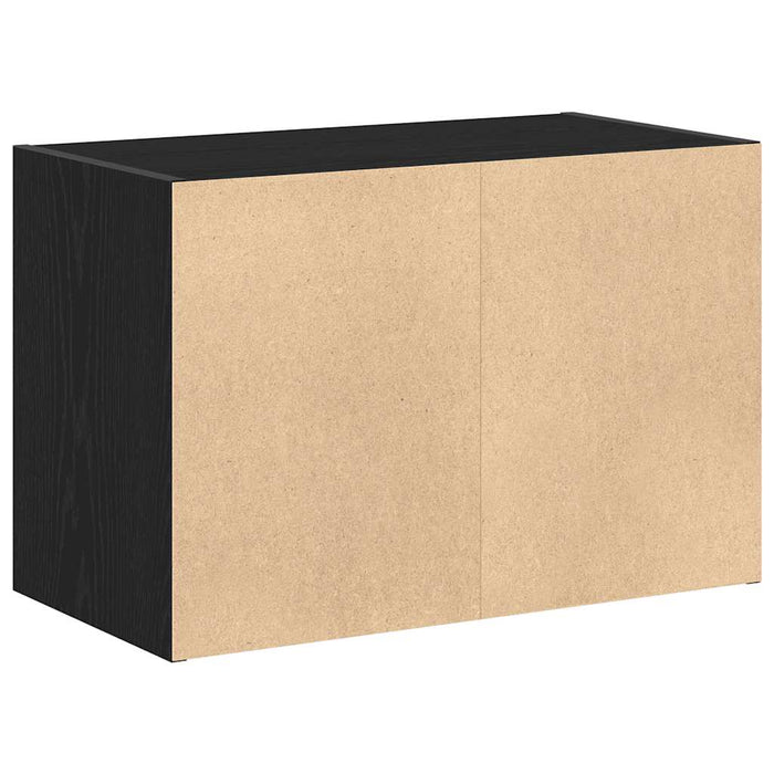 Dulap cu 2 sertare stejar negru 60x31x40 cm lemn prelucrat - WALTI WALTI