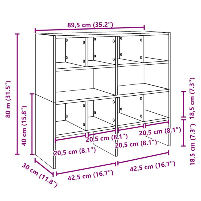 Rafturi pantofi 2 buc Stejar Sonoma stivuibile 89,5x30x40 cm WALTI