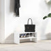 Suport pantofi stivuibil alb 60x30x30,5 cm - WALTI WALTI