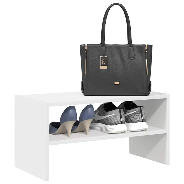 Suport pantofi stivuibil alb 60x30x30,5 cm - WALTI WALTI
