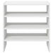 Rafturi pantofi 2 buc stivuibile alb 60x30x30,5 cm - WALTI WALTI