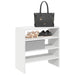 Rafturi pantofi 2 buc stivuibile alb 60x30x30,5 cm - WALTI WALTI
