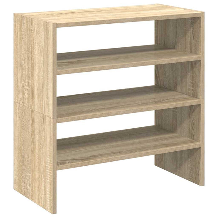 Rafturi pantofi 2 buc Stejar Sonoma stivuibile 60x30x30,5 cm - WALTI WALTI