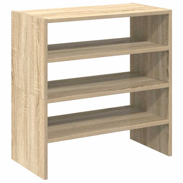 Rafturi pantofi 2 buc Stejar Sonoma stivuibile 60x30x30,5 cm - WALTI WALTI