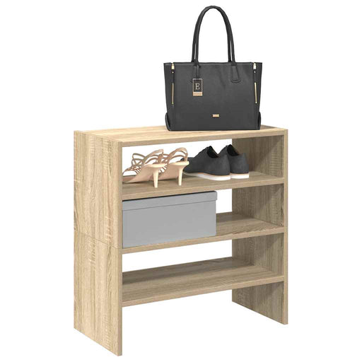 Rafturi pantofi 2 buc Stejar Sonoma stivuibile 60x30x30,5 cm - WALTI WALTI