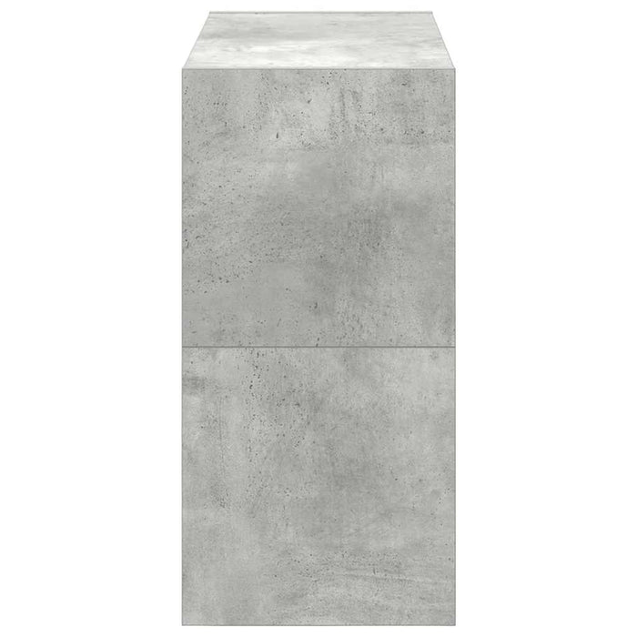 Rafturi de pantofi 2 buc stivuibile beton gri 60x30x30,5 cm - WALTI WALTI