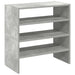 Rafturi de pantofi 2 buc stivuibile beton gri 60x30x30,5 cm - WALTI WALTI