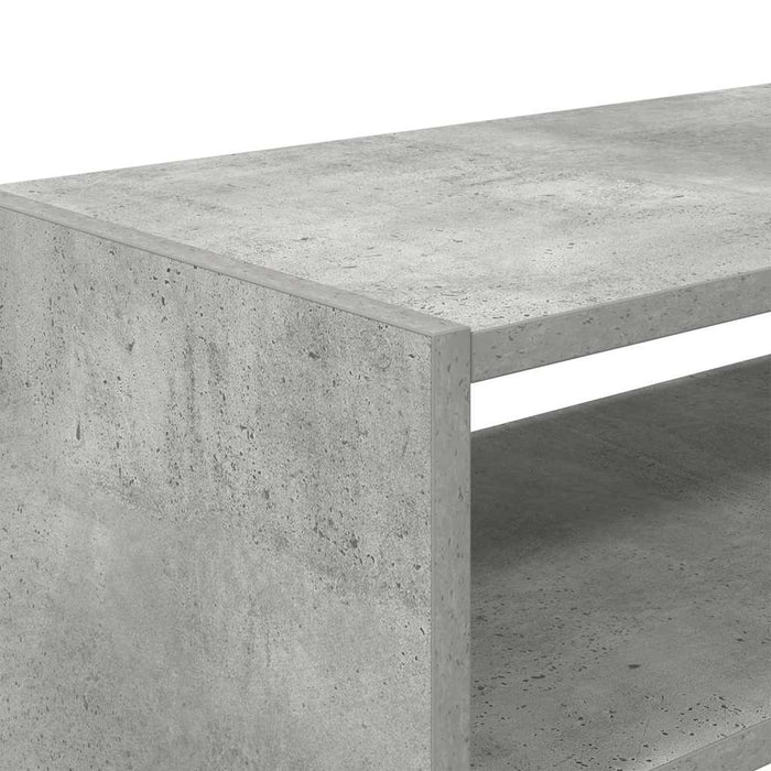 Rafturi de pantofi 2 buc stivuibile beton gri 60x30x30,5 cm - WALTI WALTI