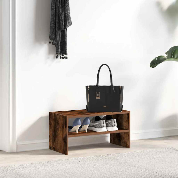Suport pantofi stivuibil Stejar afumat 60x30x30,5 cm - WALTI WALTI
