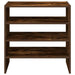 Rafturi pantofi 2 buc Stejar afumat stivuibil 60x30x30,5 cm - WALTI WALTI