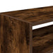 Rafturi pantofi 2 buc Stejar afumat stivuibil 60x30x30,5 cm - WALTI WALTI