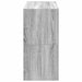 Rafturi pentru pantofi 2 buc stivuibile gri Sonoma 60x30x30,5cm - WALTI WALTI