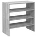 Rafturi pentru pantofi 2 buc stivuibile gri Sonoma 60x30x30,5cm - WALTI WALTI