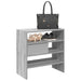 Rafturi pentru pantofi 2 buc stivuibile gri Sonoma 60x30x30,5cm - WALTI WALTI