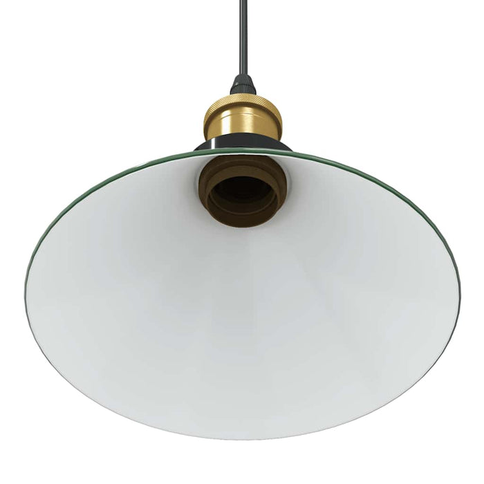 Lampă suspendată reglabilă pe înălțime E27 verde lucios metal - WALTI WALTI