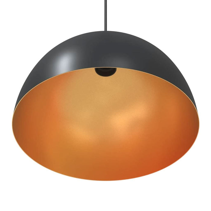 Lămpi de suspendare 2 buc E27 Negru Ø 30 cm Metal - WALTI WALTI